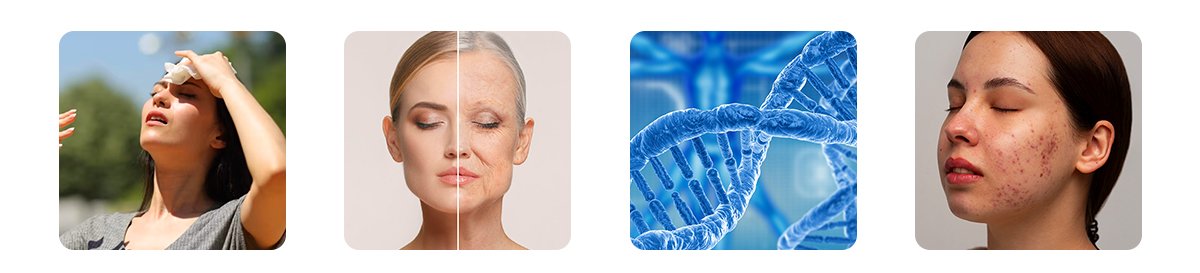 why does skin become dark