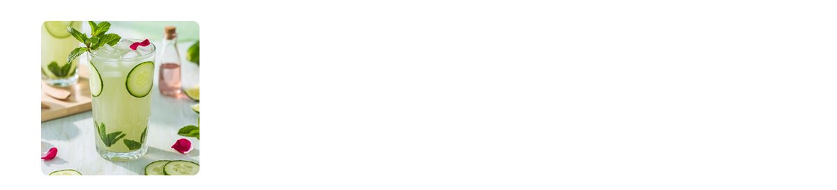 cucumber and rosewater mix