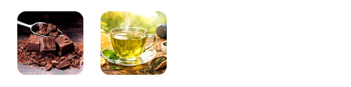 dark chocolate and green tea for anti- pollution support